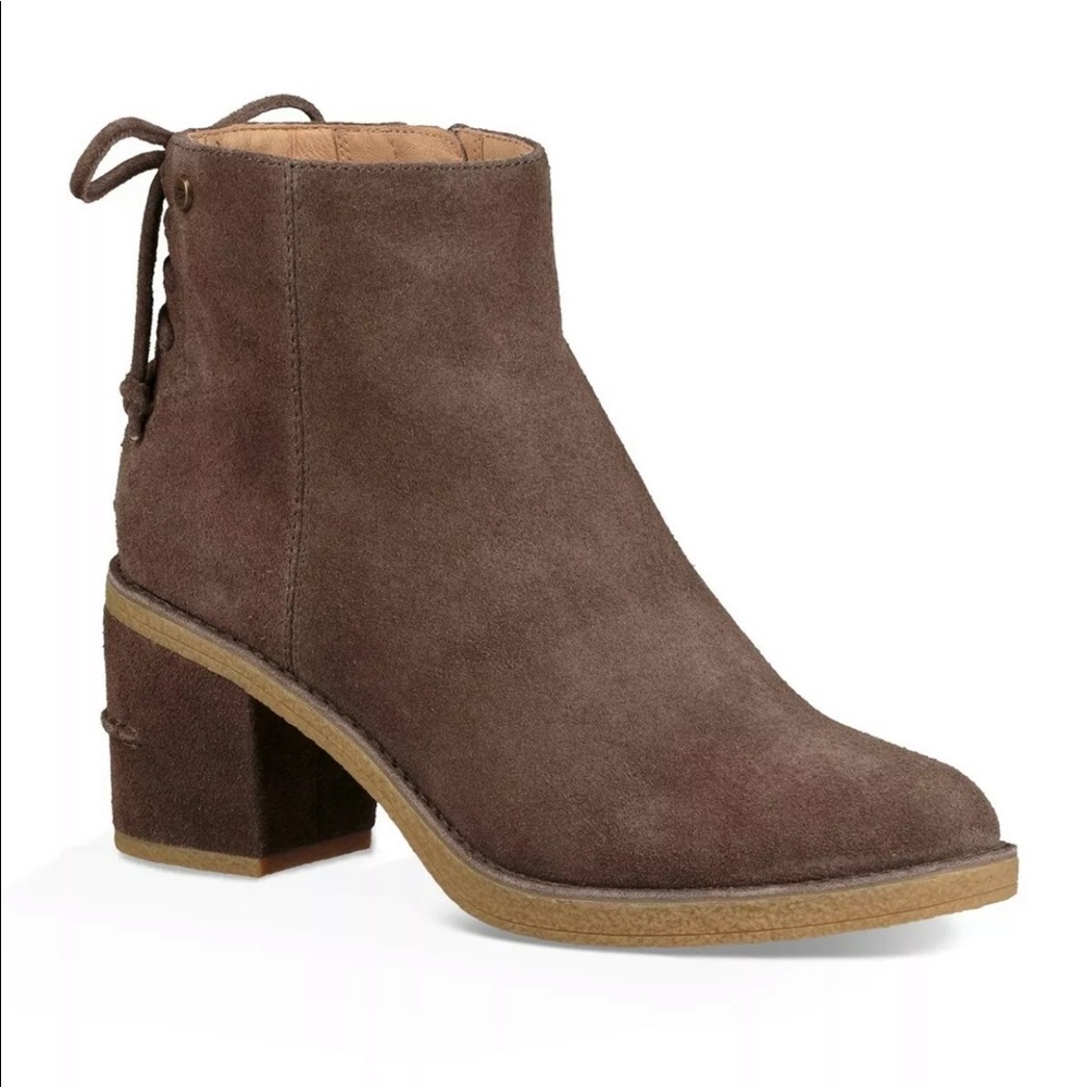 Brown Suede Ankle Boots